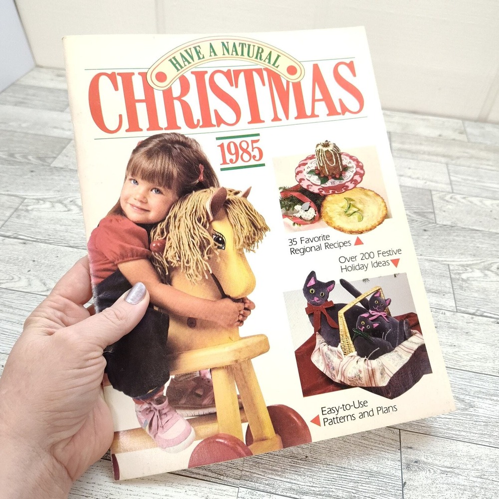 Have a Natural‎ Christmas 1985 Vintage Craft Booklet Patterns Retro DIY Hobbies